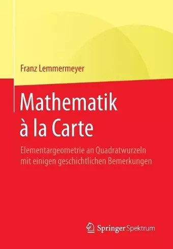 Mathematik À La Carte cover