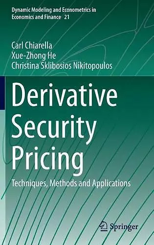 Derivative Security Pricing cover