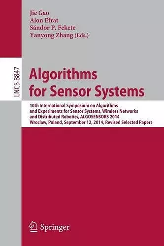 Algorithms for Sensor Systems cover
