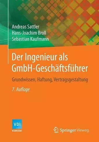 Der Ingenieur als GmbH-Geschäftsführer cover