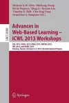 Advances in Web-Based Learning – ICWL 2013 Workshops cover