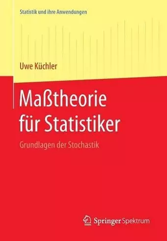 Maßtheorie für Statistiker cover