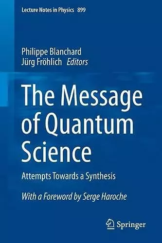 The Message of Quantum Science cover