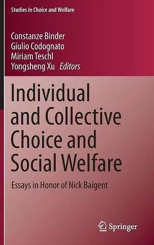 Individual and Collective Choice and Social Welfare cover