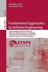 Fundamental Approaches to Software Engineering cover