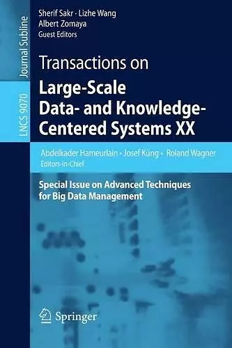 Transactions on Large-Scale Data- and Knowledge-Centered Systems XX cover