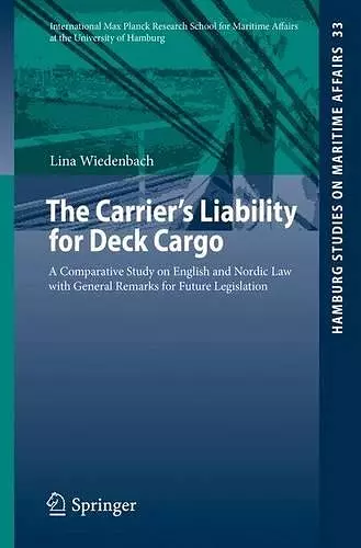 The Carrier's Liability for Deck Cargo cover