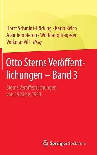 Otto Sterns Veröffentlichungen - Band 3 cover