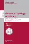 Advances in Cryptology -- CRYPTO 2015 cover