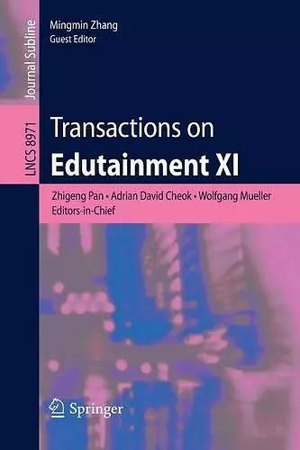 Transactions on Edutainment XI cover