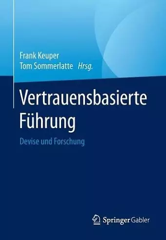 Vertrauensbasierte Führung cover