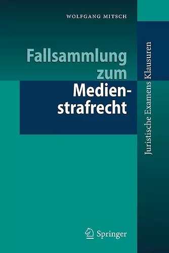 Fallsammlung zum Medienstrafrecht cover