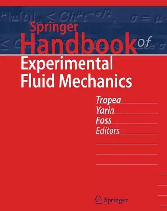 Springer Handbook of Experimental Fluid Mechanics cover