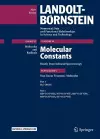 Molecular Constants Mostly from Infrared Spectroscopy cover