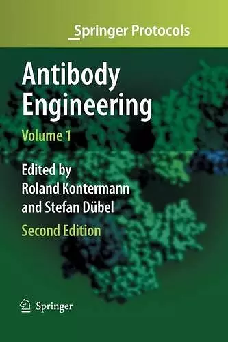 Antibody Engineering Volume 1 cover