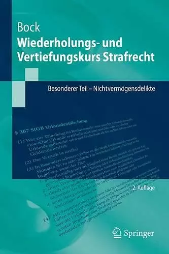 Wiederholungs- und Vertiefungskurs Strafrecht cover