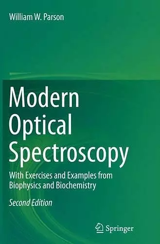 Modern Optical Spectroscopy cover