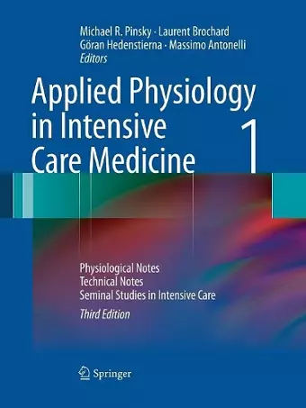 Applied Physiology in Intensive Care Medicine 1 cover