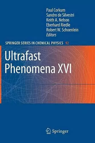Ultrafast Phenomena XVI cover