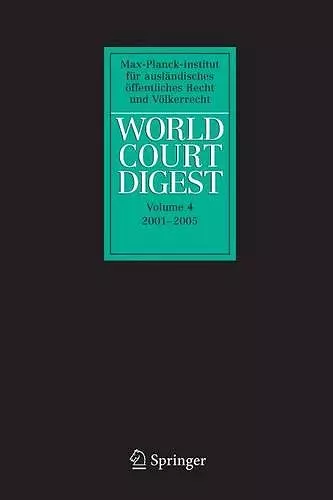 World Court Digest 2001 - 2005 cover