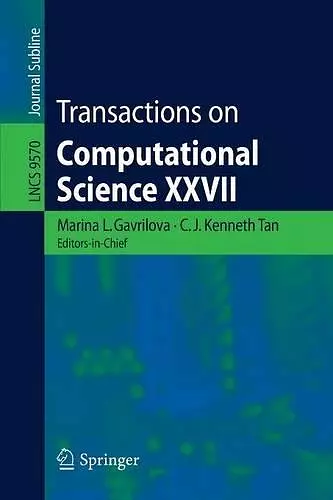 Transactions on Computational Science XXVII cover