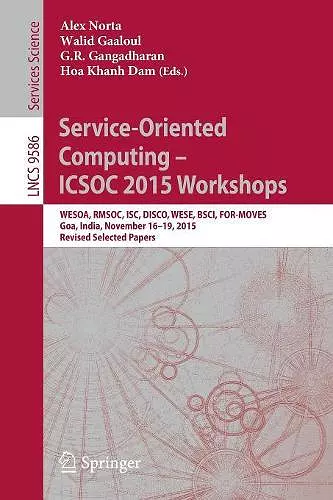 Service-Oriented Computing – ICSOC 2015 Workshops cover