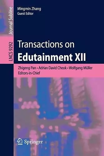 Transactions on Edutainment XII cover