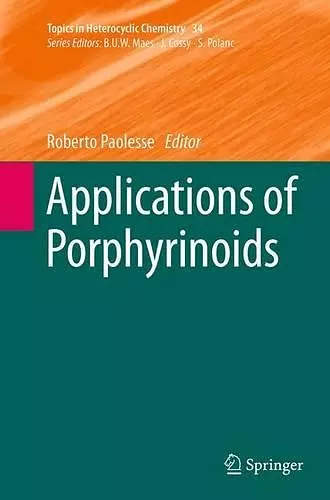 Applications of Porphyrinoids cover