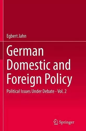 German Domestic and Foreign Policy cover