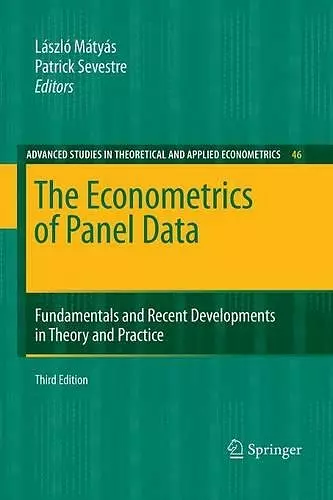 The Econometrics of Panel Data cover