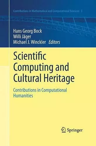 Scientific Computing and Cultural Heritage cover