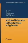 Nonlinear Mathematics for Uncertainty and its Applications cover