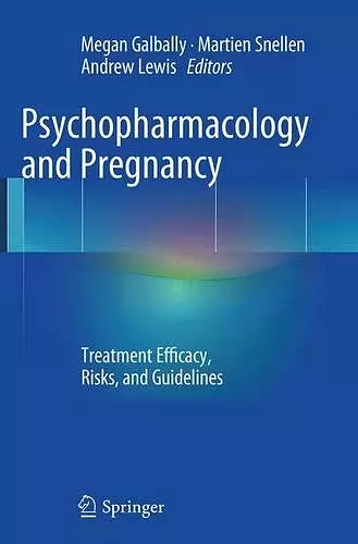 Psychopharmacology and Pregnancy cover