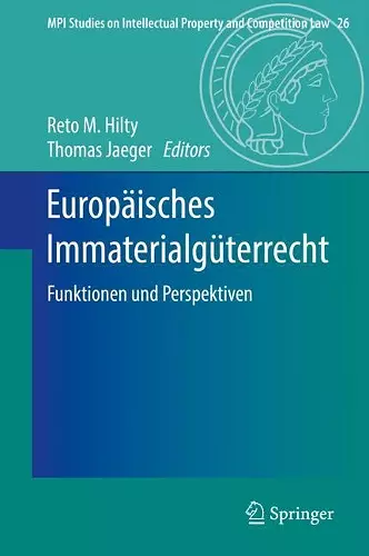 Europäisches Immaterialgüterrecht cover