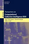 Transactions on Computational Collective Intelligence XXIII cover