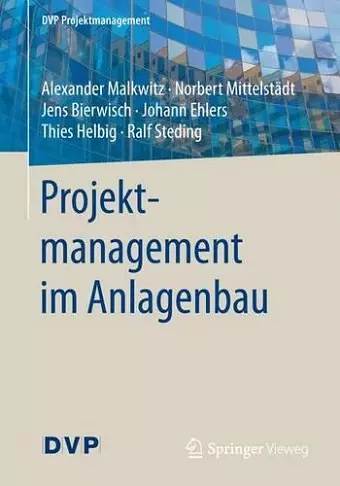 Projektmanagement Im Anlagenbau cover