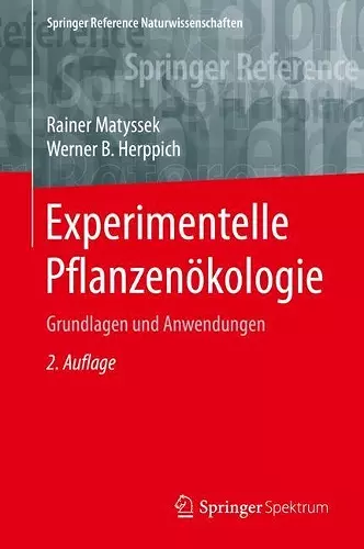 Experimentelle Pflanzenökologie cover