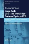 Transactions on Large-Scale Data- and Knowledge-Centered Systems XXX cover