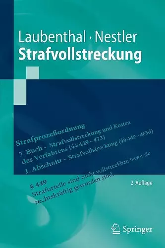 Strafvollstreckung cover