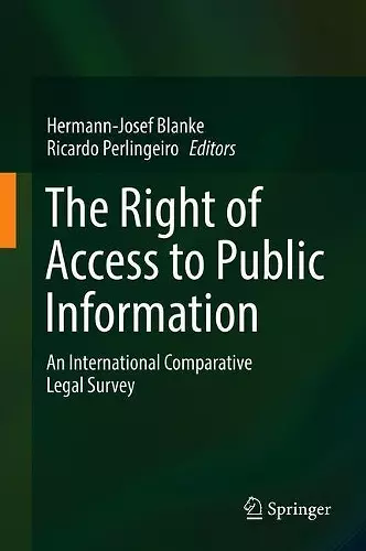 The Right of Access to Public Information cover