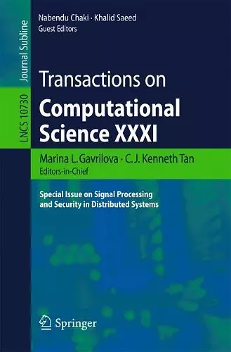 Transactions on Computational Science XXXI cover