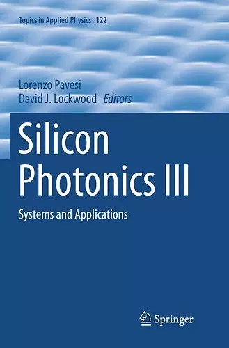 Silicon Photonics III cover