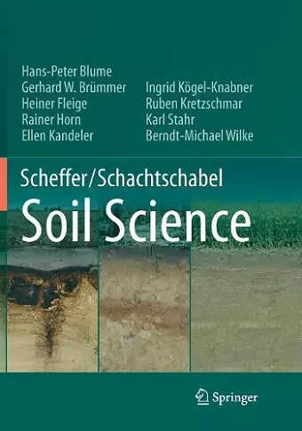 Scheffer/Schachtschabel Soil Science cover