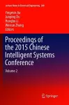 Proceedings of the 2015 Chinese Intelligent Systems Conference cover
