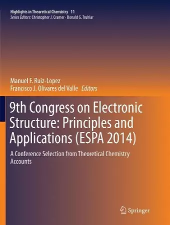 9th Congress on Electronic Structure: Principles and Applications (ESPA 2014) cover