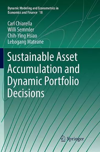 Sustainable Asset Accumulation and Dynamic Portfolio Decisions cover