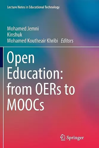 Open Education: from OERs to MOOCs cover