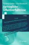 Vertragliche Schuldverhältnisse cover