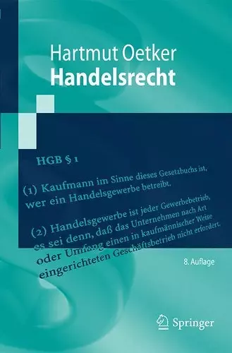 Handelsrecht cover