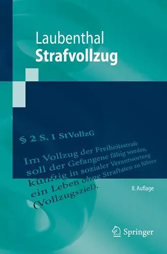 Strafvollzug cover